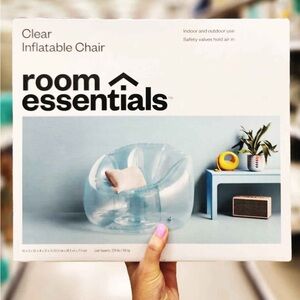 Room Essentials Clear Inflatable Chair